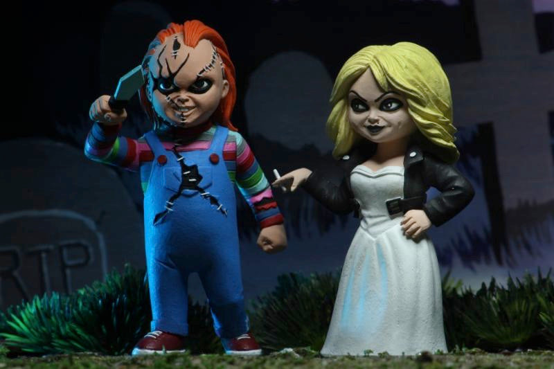 CHUCKY BRIDE OF CHUCKY TOONY TERRORS 6 INCH ACTION FIGURE 2-PACK CHUCKY AND TIFFANY