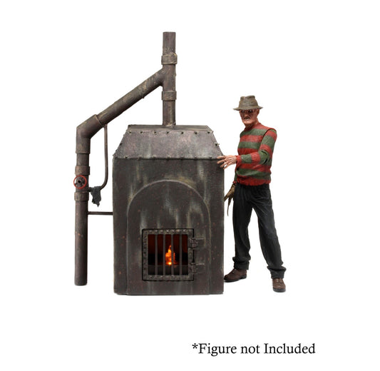 NIGHTMARE ON ELM STREET FREDDY'S FURNACE 7 INCH SCALE DIORAMA - FREDDY KRUEGER