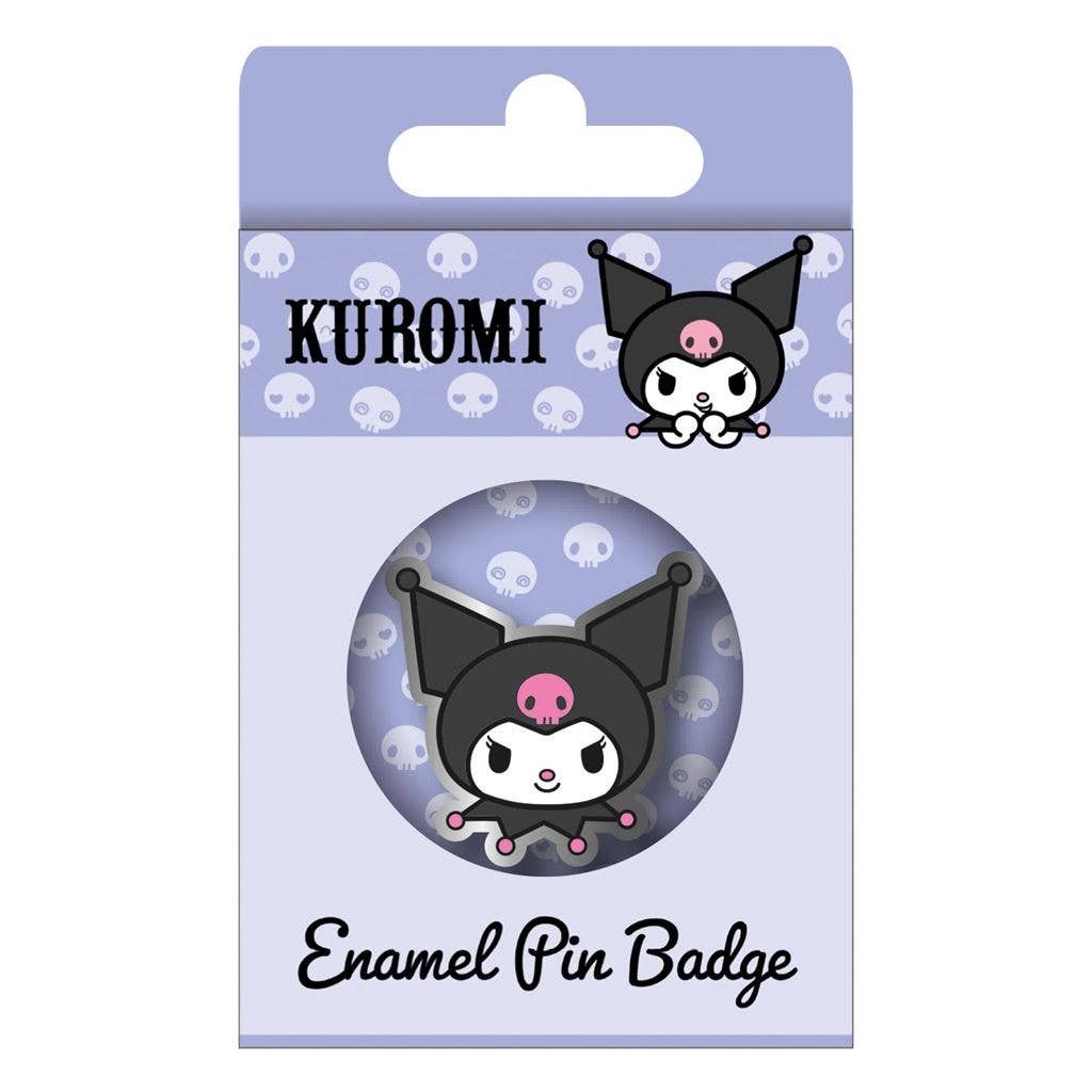 Kuromi (Happy Face) Enamel Pin Badge