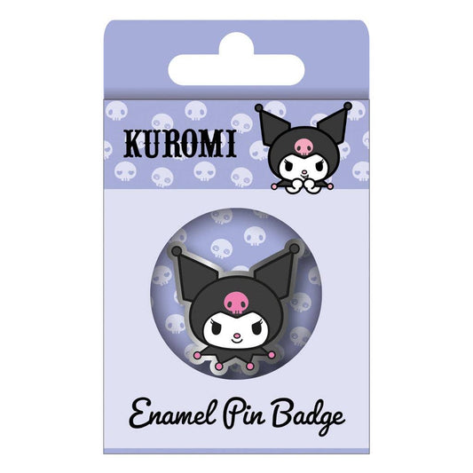 Kuromi (Happy Face) Enamel Pin Badge
