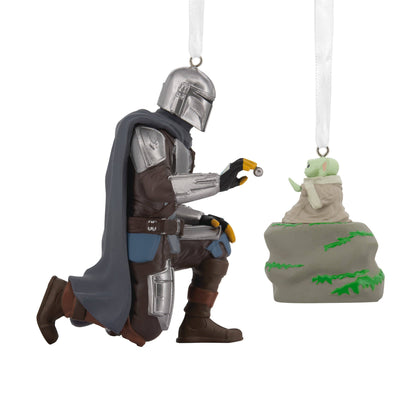 SM Star Wars™ Ornaments Set Of 2 The Mandalorian™ & Grogu™