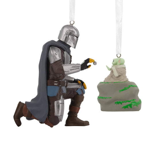 SM Star Wars™ Ornaments Set Of 2 The Mandalorian™ & Grogu™