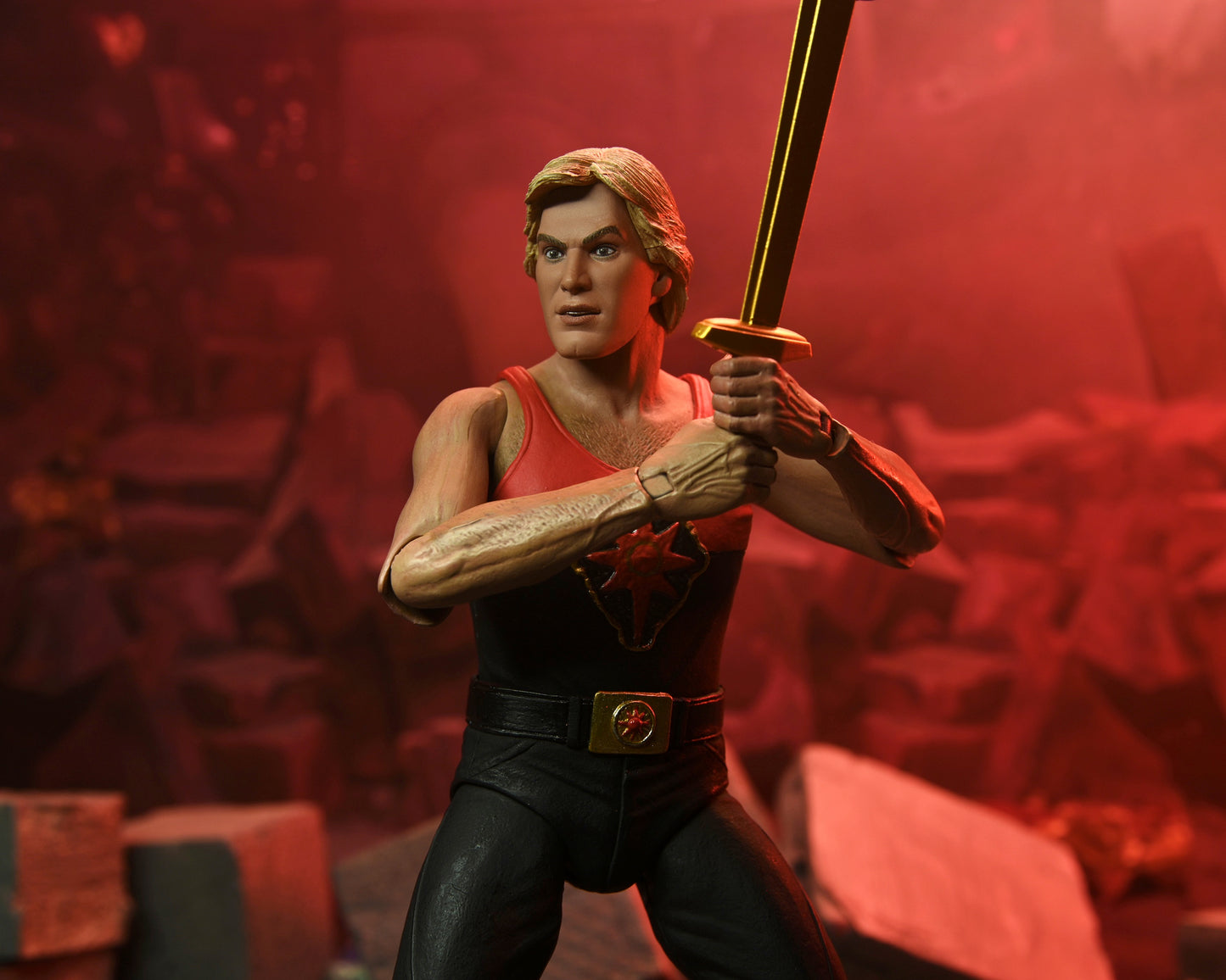 FLASH GORDON (1980 MOVIE) FLASH GORDON (FINAL BATTLE) ULTIMATE 7 INCH SCALE ACTION FIGURE (KING FEATURES)