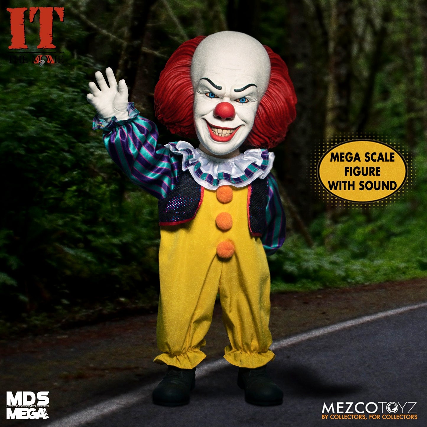 IT 1990 PENNYWISE 15 INCH MDS MEGA FIGURE - NO SOUND - REDUCTION