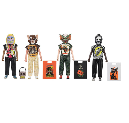 BEN COOPER COSTUME SERIES 3 - SET OF 4 FIGURES - 6 INCH CLOTHED FIGURES- GREMLINS BEETLEJUICE