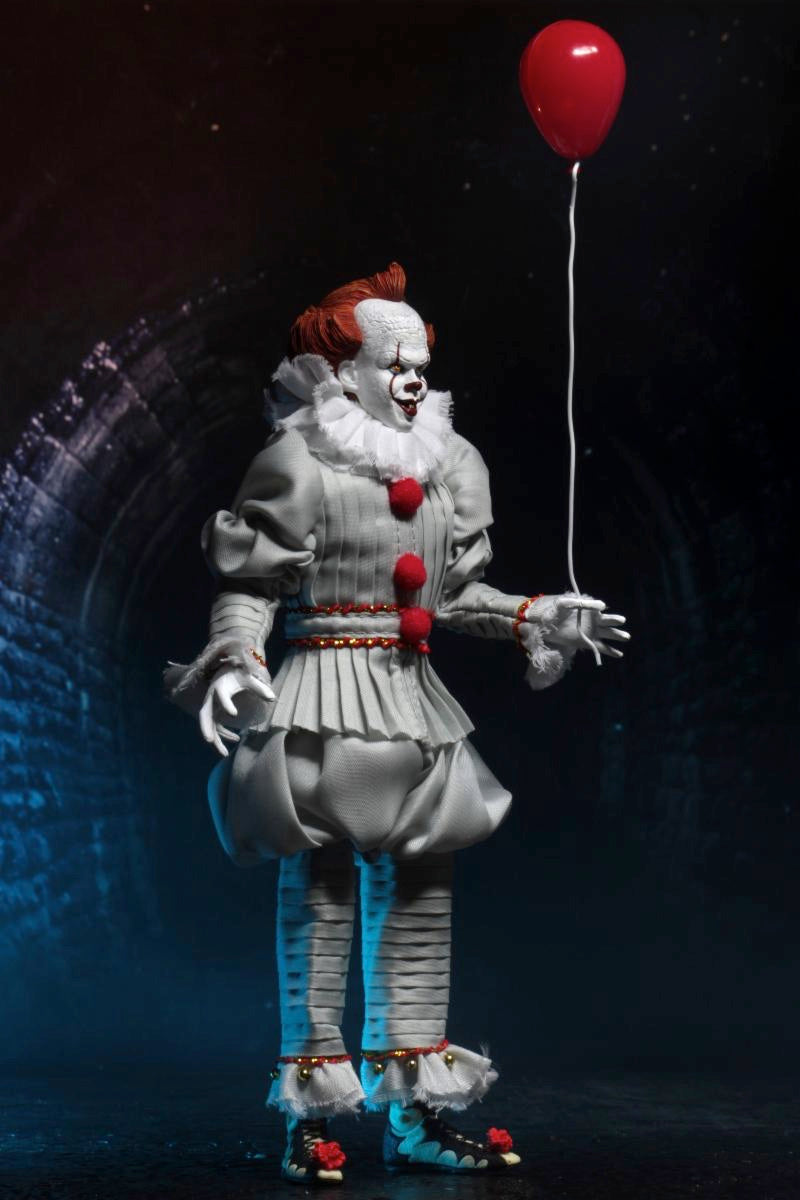 IT 2017 PENNYWISE 8 INCH CLOTHED FIGURE