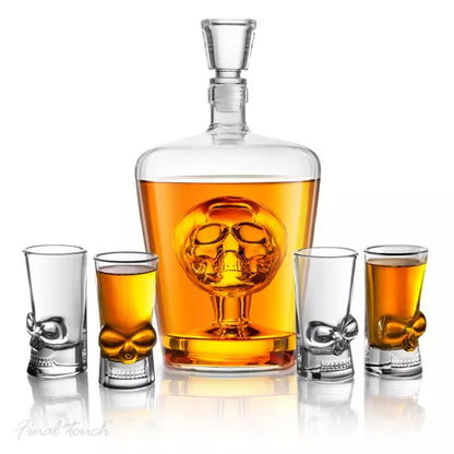 Freeze Skull Decanter Set