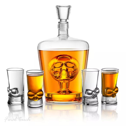 Freeze Skull Decanter Set