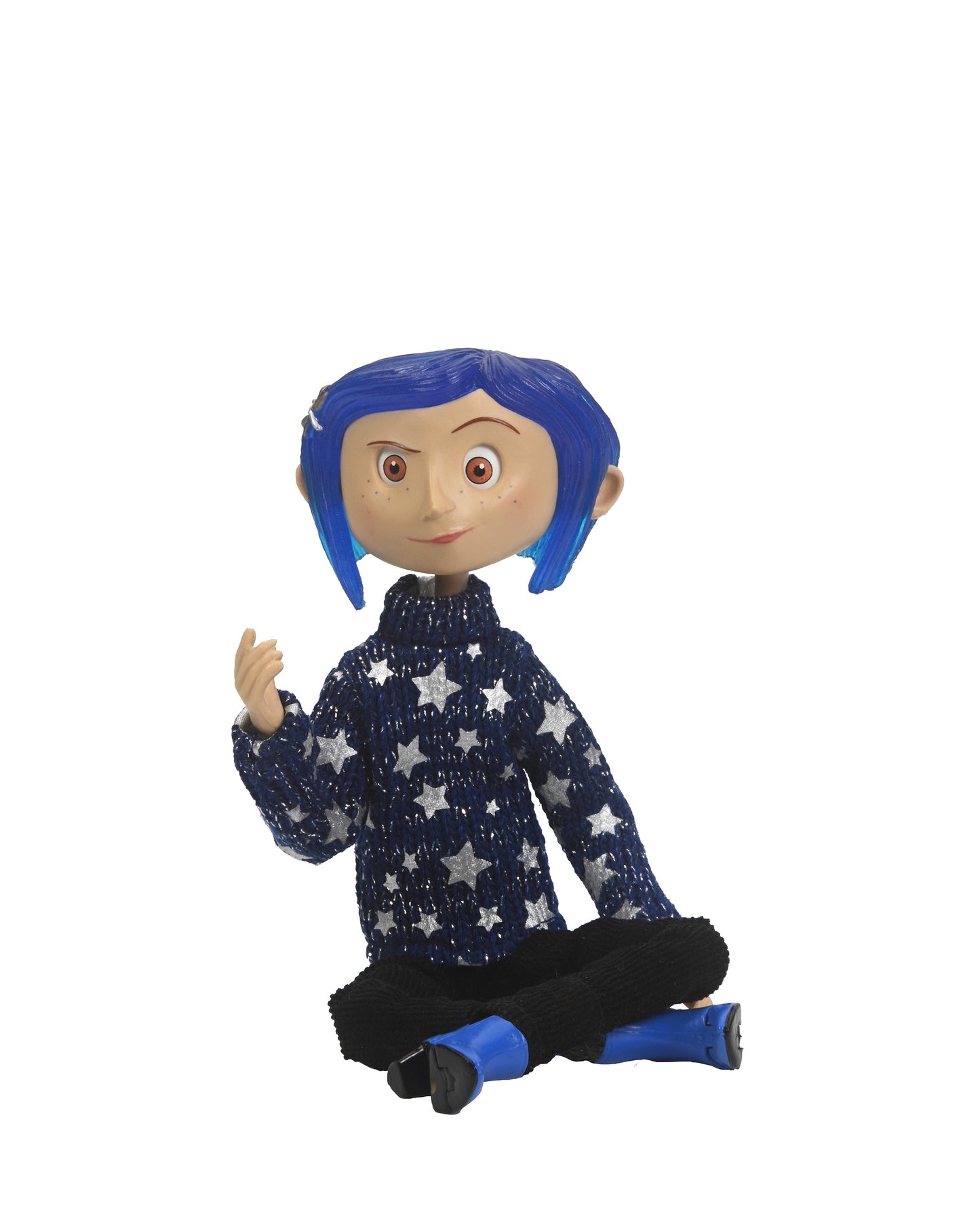 CORALINE IN STAR SWEATER 7 INCH SCALE ARTICULATED FIGURE (PLASTIC ARMATURE)