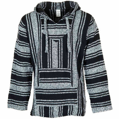 Baja Hoodie - Black and White