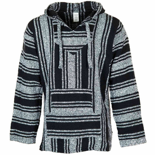 Baja Hoodie - Black and White