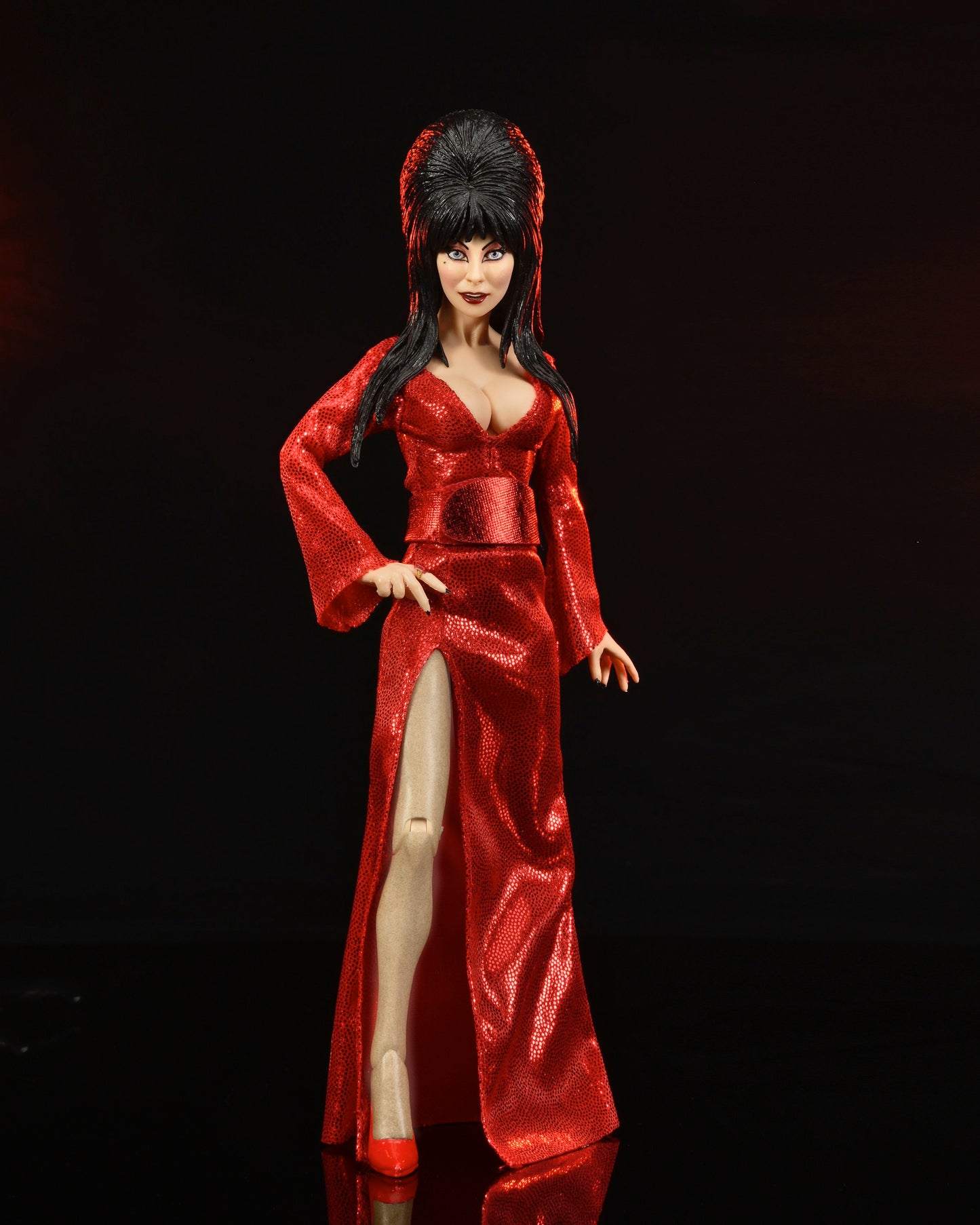 ELVIRA RED WHITE AND BOO 8 INCH CLOTHED ACTION FIGURE