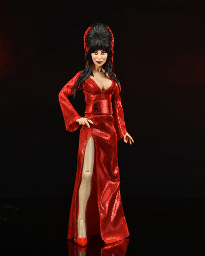 ELVIRA RED WHITE AND BOO 8 INCH CLOTHED ACTION FIGURE