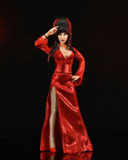 ELVIRA RED WHITE AND BOO 8 INCH CLOTHED ACTION FIGURE