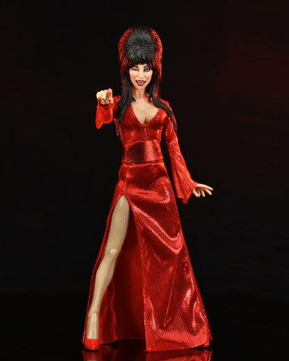 ELVIRA RED WHITE AND BOO 8 INCH CLOTHED ACTION FIGURE