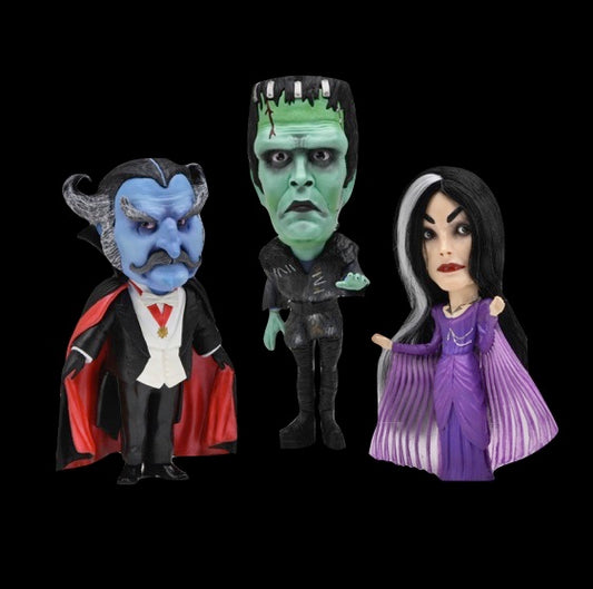 MUNSTERS (ROB ZOMBIE VERSION) RETRO BIG HEAD FIGURE 3-PACK