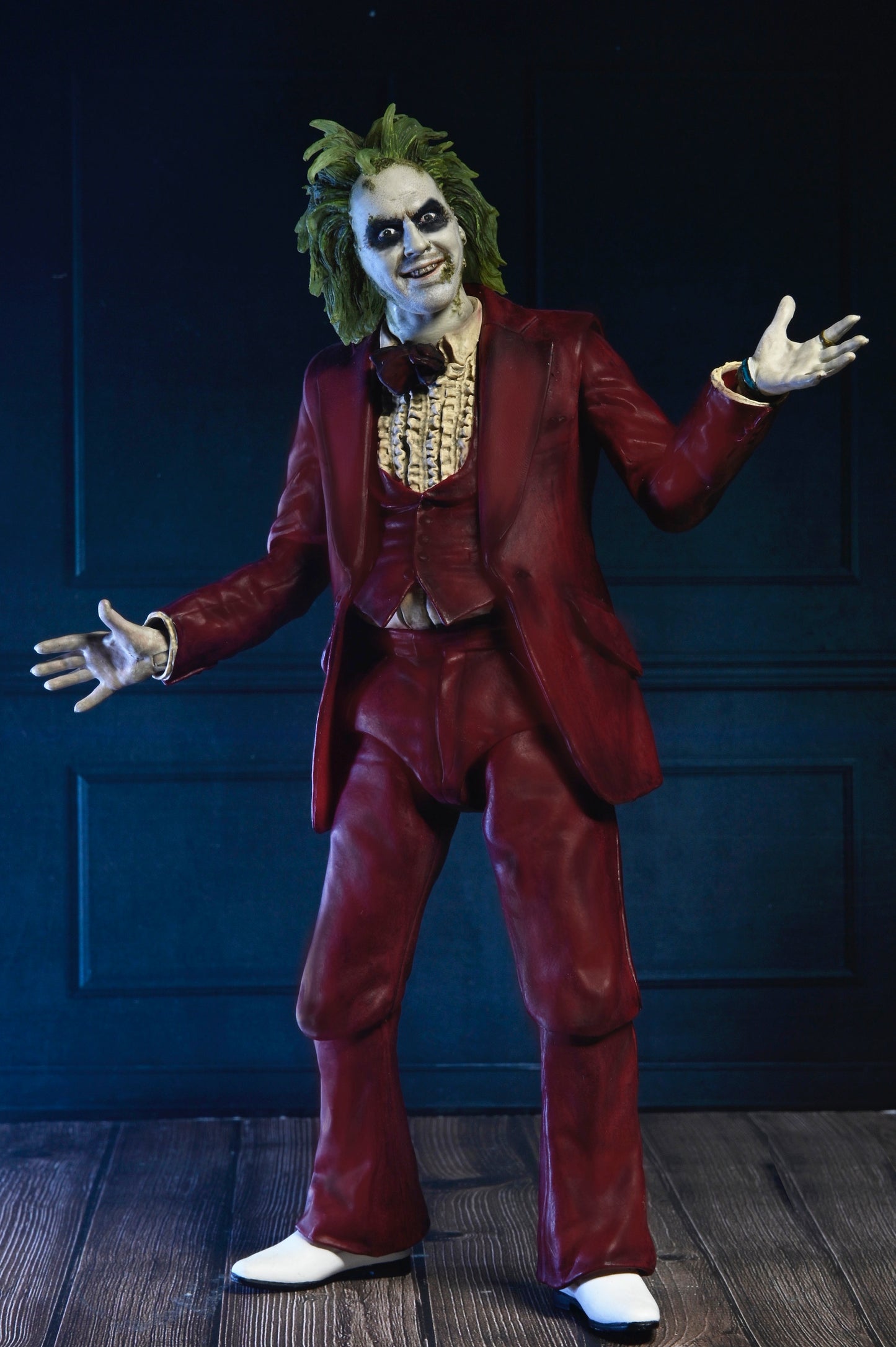BEETLEJUICE (1988) RED TUXEDO BEETLEJUICE 7 INCH SCALE ACTION FIGURE (IN BLISTER PACKAGING)