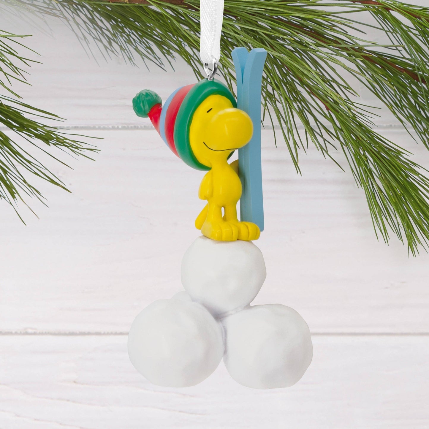 Peanuts™ Christmas - Woodstock With Snowballs Ornament