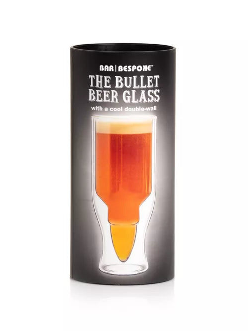 Bar Bespoke Bullet Beer Glass Double Walled