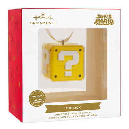 Collectable Super Mario - Question Mark ? Block Ornament