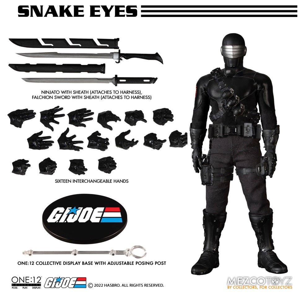 G.I. JOE SNAKE EYES ONE:12 COLLECTIVE DELUXE EDITION