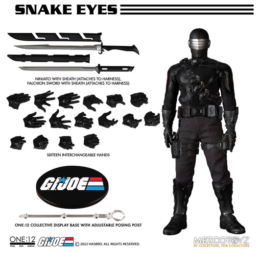 G.I. JOE SNAKE EYES ONE:12 COLLECTIVE DELUXE EDITION