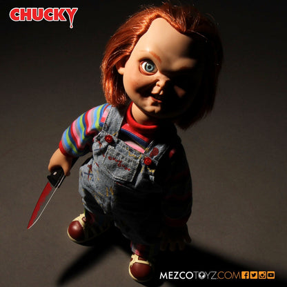 CHUCKY "EVIL FACE" 15 INCH MDS MEGA SCALE FIGURE WITH SOUND - STAR IMAGES UK EXCLUSIVE