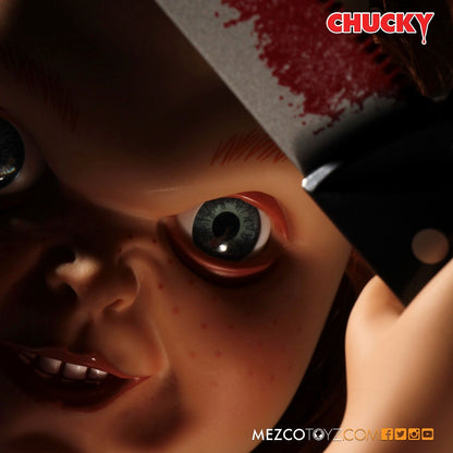 CHUCKY "EVIL FACE" 15 INCH MDS MEGA SCALE FIGURE WITH SOUND - STAR IMAGES UK EXCLUSIVE