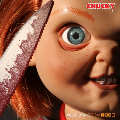 CHUCKY "EVIL FACE" 15 INCH MDS MEGA SCALE FIGURE WITH SOUND - STAR IMAGES UK EXCLUSIVE