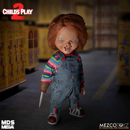 CHUCKY "MENACING" 15 INCH MDS MEGA SCALE FIGURE WITH SOUND