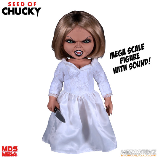 CHUCKY "TIFFANY" SEED OF CHUCKY 15 INCH MDS MEGA SCALE FIGURE WITH SOUND (WHITE DRESS)