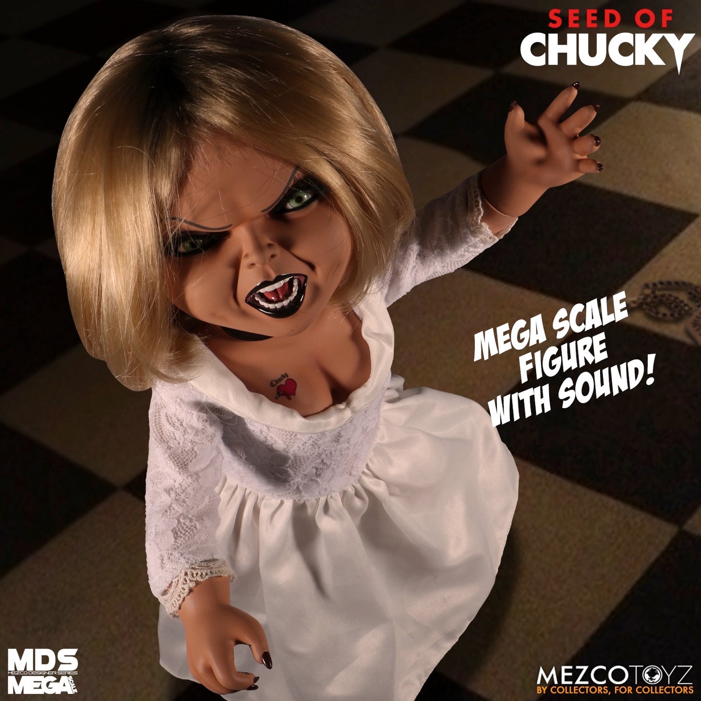 CHUCKY "TIFFANY" SEED OF CHUCKY 15 INCH MDS MEGA SCALE FIGURE WITH SOUND (WHITE DRESS)