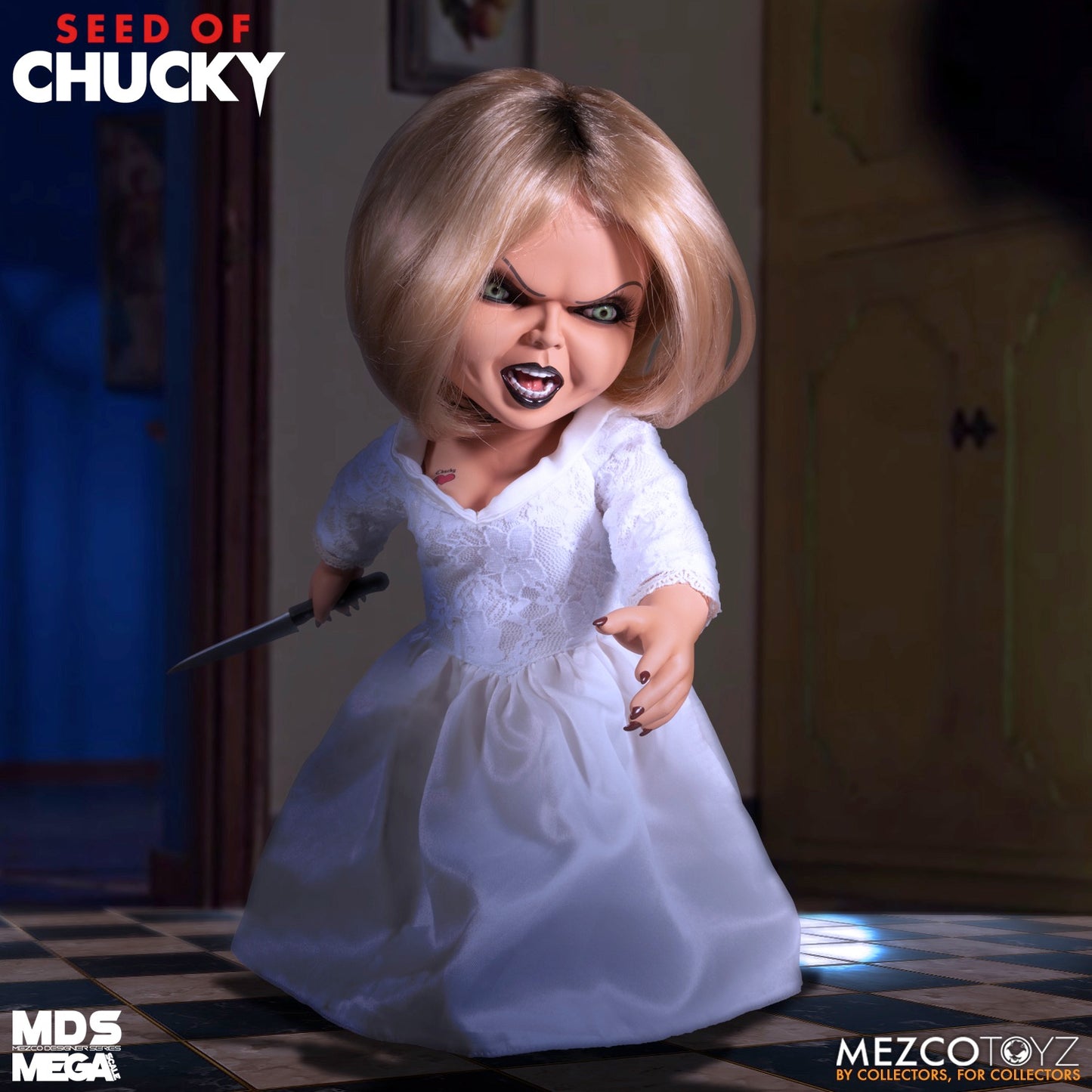 CHUCKY "TIFFANY" SEED OF CHUCKY 15 INCH MDS MEGA SCALE FIGURE WITH SOUND (WHITE DRESS)