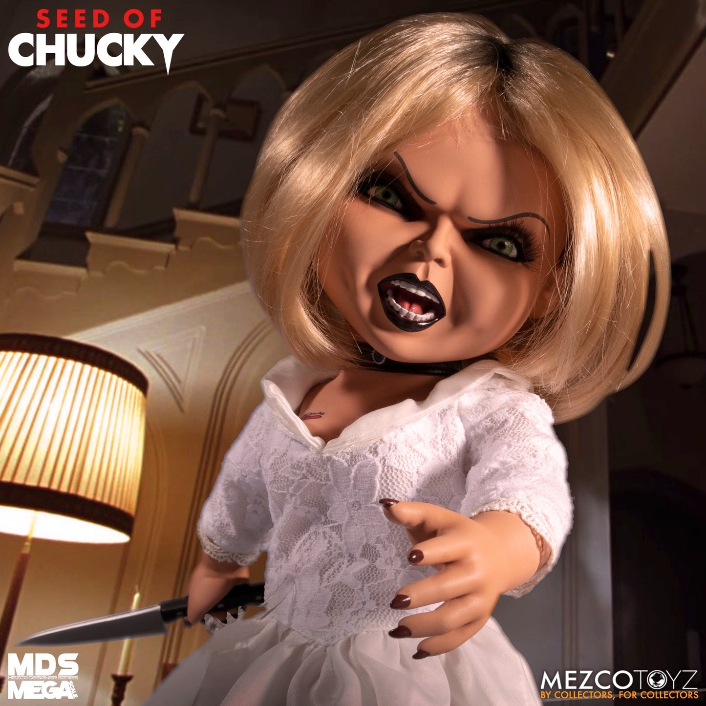 CHUCKY "TIFFANY" SEED OF CHUCKY 15 INCH MDS MEGA SCALE FIGURE WITH SOUND (WHITE DRESS)