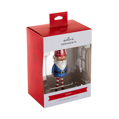 Collectable Christmas Gnome With Dangly Legs Ornament