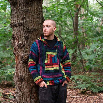 Baja Hoodie - Rainbow
