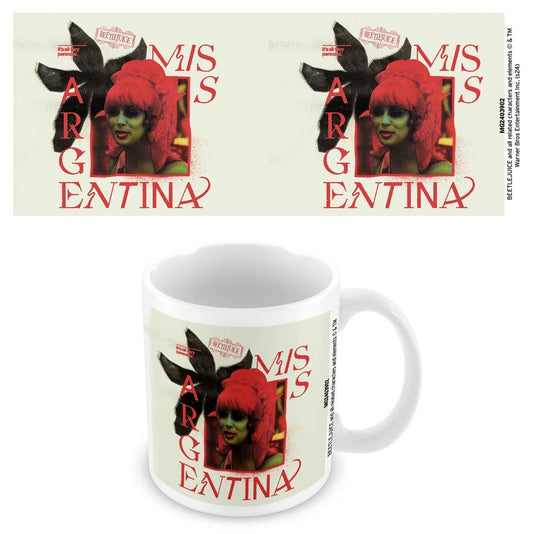 Beetlejuice (Miss Argentina) White Mug