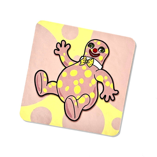 Blobby Blobby Blobby TV Inspired Drinks Coaster  