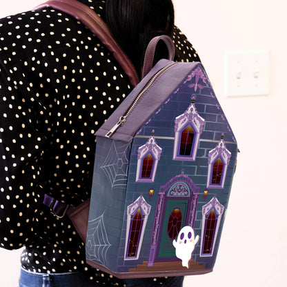 Halloween GLOW-IN-THE-DARK Haunted House Backpack 👻