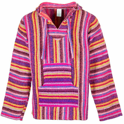 Baja Hoodie - Pink Stripe