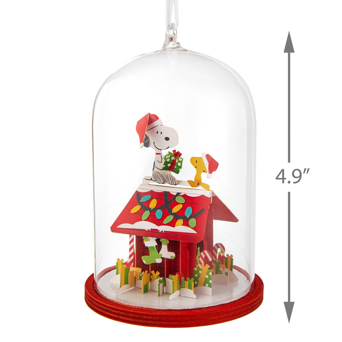 Signature Ornament - Peanuts™ Snoopy, Gift Box & Glass Dome