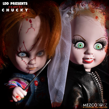 LIVING DEAD DOLLS PRESENTS CHUCKY AND TIFFANY BOX SET LDD