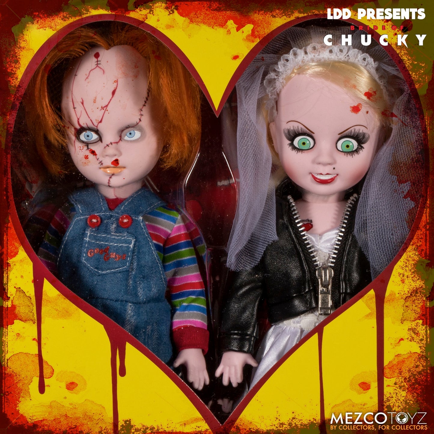LIVING DEAD DOLLS PRESENTS CHUCKY AND TIFFANY BOX SET LDD