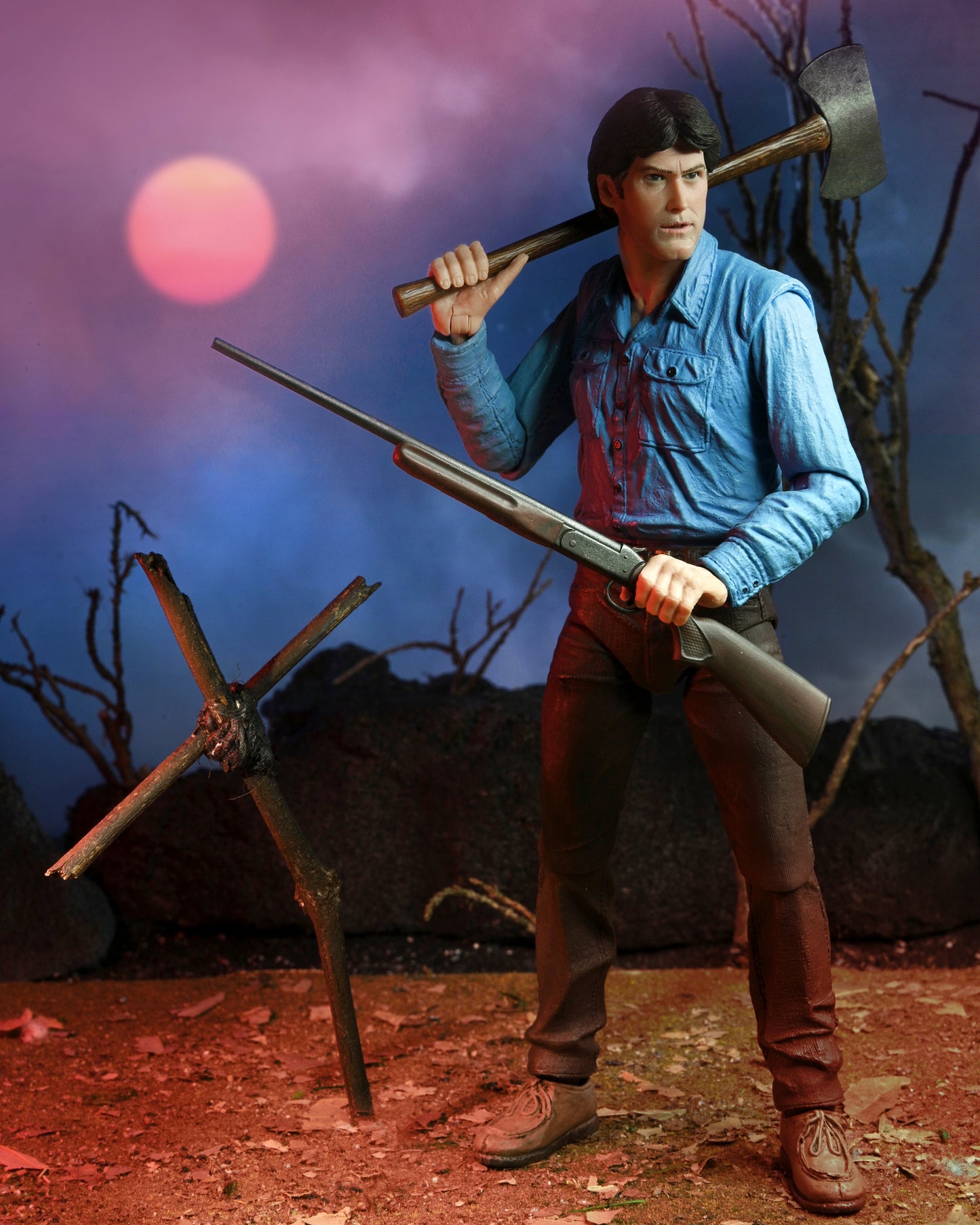 EVIL DEAD 40TH ANNIVERSARY ASH ULTIMATE 7 INCH SCALE ACTION FIGURE