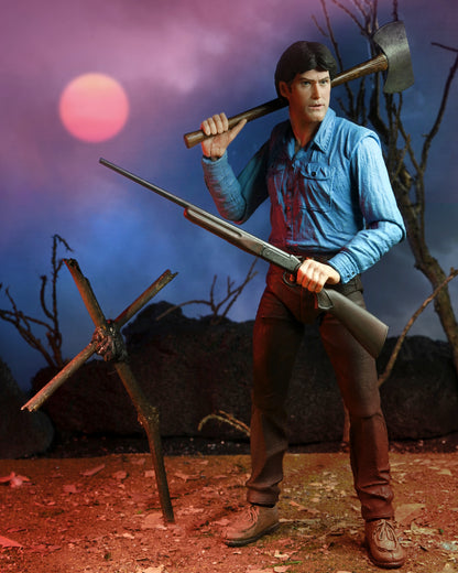 EVIL DEAD 40TH ANNIVERSARY ASH ULTIMATE 7 INCH SCALE ACTION FIGURE