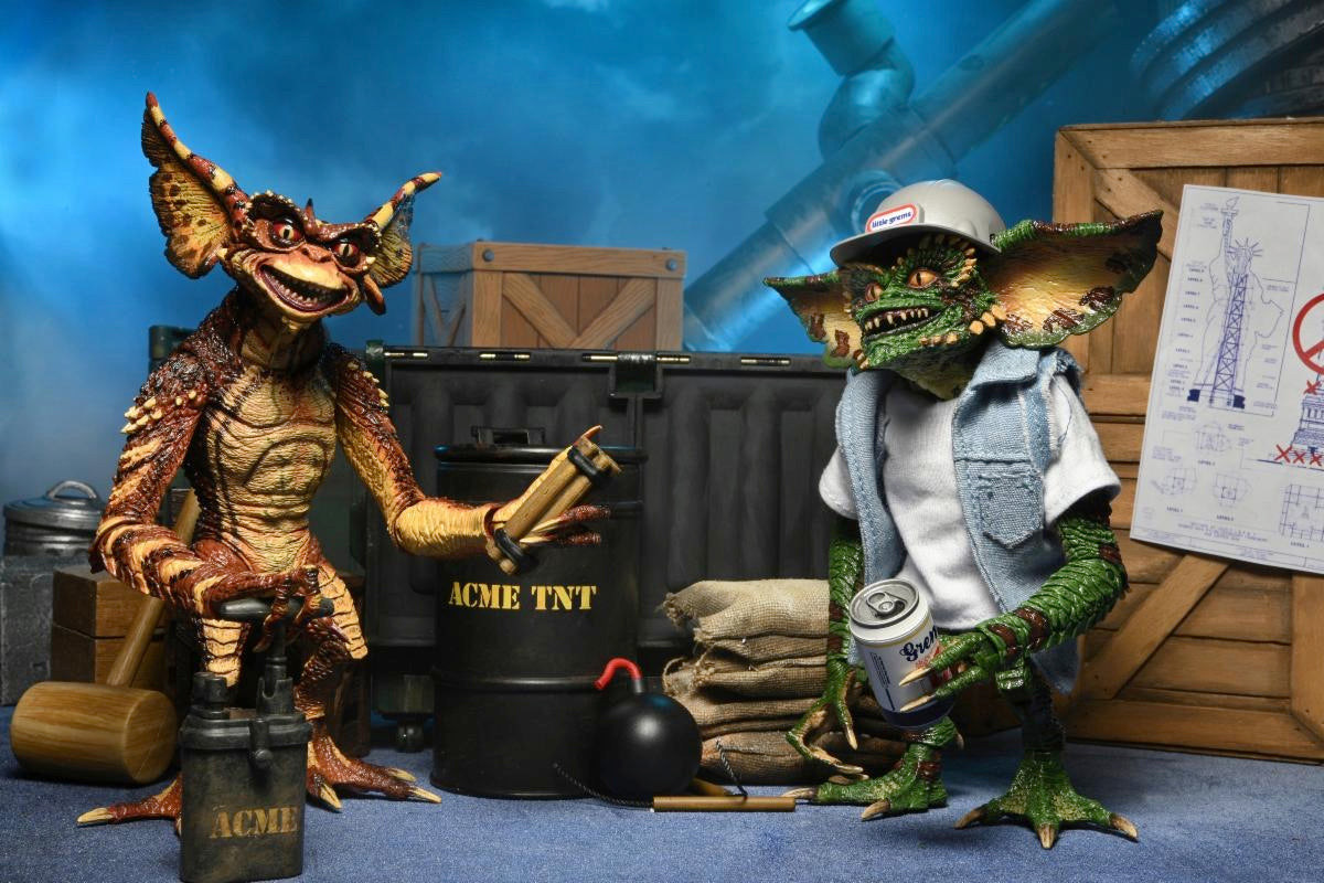 GREMLINS ULTIMATE DEMOLITION 2-PACK 7 INCH SCALE ACTION FIGURES GREMLINS 2 NEW BATCH