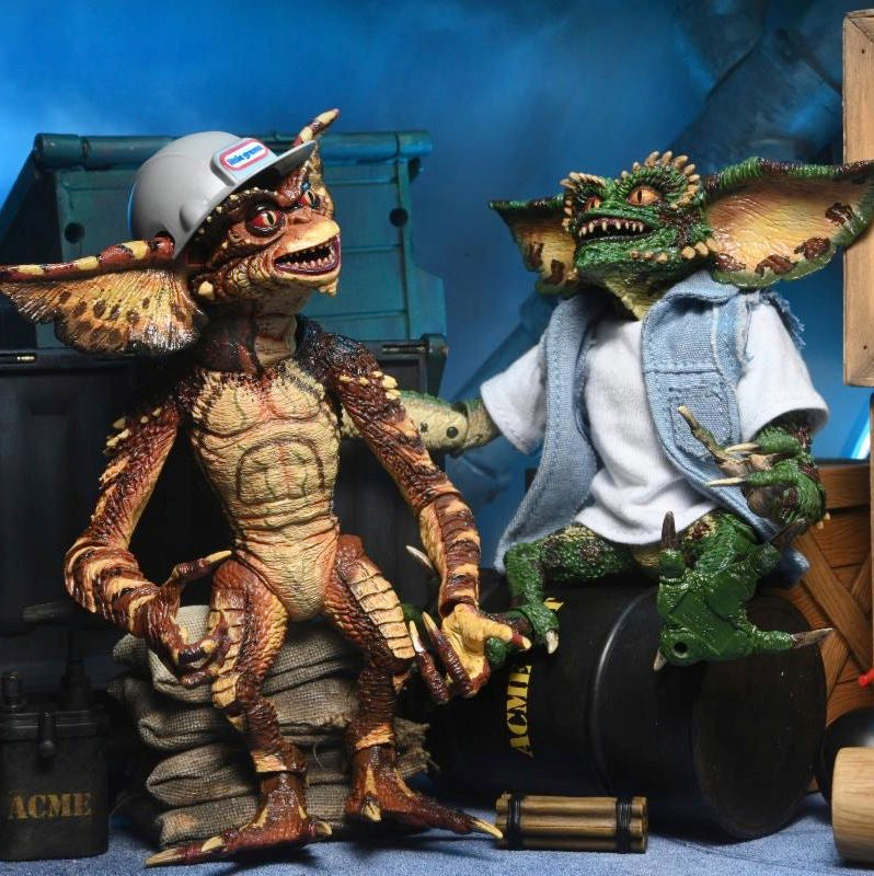 GREMLINS ULTIMATE DEMOLITION 2-PACK 7 INCH SCALE ACTION FIGURES GREMLINS 2 NEW BATCH