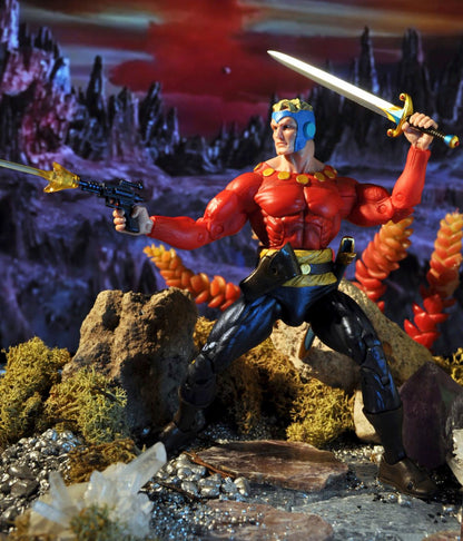 DEFENDERS OF THE EARTH SERIES 1 - COMPLETE SET OF 3 FIGURES - 7 INCH SCALE ACTION FIGURES KING FEATURES