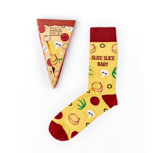 Unisex Pizza Slice Socks Gift Set