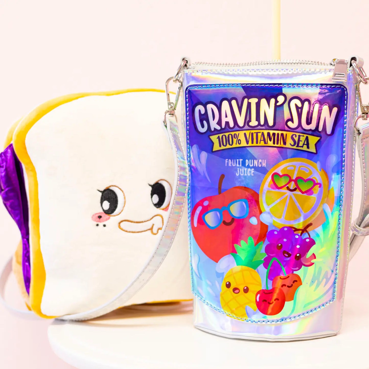 Cravin' Sun Fruit Juice Drink Pouch Handbag 🌞